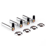 4pcs/set Abarth Logo Car Door Bolt Lock Pins Gate Lock Screws