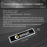 2pcs/set Mercedes Benz Smart Logo Metal Car Side Sticker Auto Emblem Badge