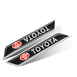 2pcs Toyota Logo Car Fender Side Sticker Decal Emblem Badge