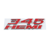 Dodge 345 392 HEMI Metal Car Rear Sticker Auto Side Emblem Badge Decal