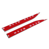 2pcs Audi Sline Quattro Logo Metal Car Side Fender Sticker Emblem Badge Decal Decoration