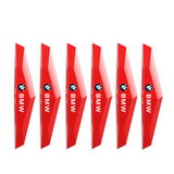 6pcs BMW M Power TPU Car Door Anti-collision Protective Stickers Bumper Strip Decal