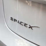 Tesla SpaceX Logo ABS Car Rear Sticker Emblem Badge Decal