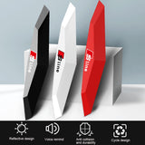 6pcs Audi Sline TPU Car Door Anti-collision Protective Stickers Bumper Strip Decal