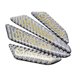 4pcs/set Mazda Carbon Fiber Car Door Anti-Scratch Sticker Door Side Protection Bumper Strips