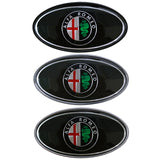Alfa Romeo Elliptical Metal Car Window Sticker Emblem Badge Decal