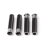 4pcs/set Honda Mugen Logo Carbon Fiber Car Door Bolt Lock Pins Gate Lock Screws