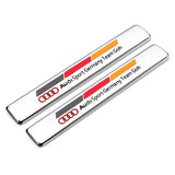2pcs Audi Quattro Logo Car Fender Side Emblem Badge Sticker