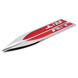 2pcs Dodge RT Logo Metal Car Sider Fender Sticker Emblem Badge