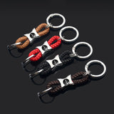 Mercedes Benz AMG Smart Apple Tree Logo Braided Rope Car Keychain Keyring