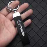 Mazda PU Leather Car Logo Keychain