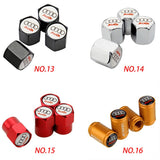 4pcs/set Audi Logo Car Tire Valve Caps Auto Tyre Wheel Air Covers Air Caps