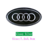 Audi Sline Elliptical Metal Car Window Sticker Emblem Badge Decal