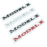Tesla ModelX Letter ABS Car Rear Sticker Decal Emblem Badge
