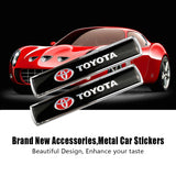 2pcs Toyota TRD Metal Car Sticker Emblem Badge Decal Decoration