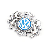 VW Double Lion Metal Car Rear Sticker Auto Window Emblem Badge Decal