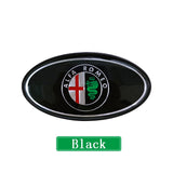 Alfa Romeo Elliptical Metal Car Window Sticker Emblem Badge Decal