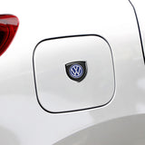 2pcs 39x39mm VW Shield Metal Car Window Sticker Emblem Badge Decal