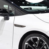 2pcs MG Metal Car Side Fender Emblem Sticker Decal