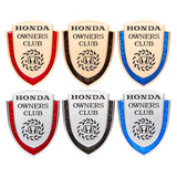 Honda Metal Shield Car Rear Sticker Auto Window Emblem Badge Decal