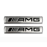 2pcs Mercedes Benz AMG Brabus Metal Car Sticker Emblem Badge Decal Decoration