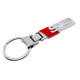 Audi RS RS4 Sline S3 S4 S5 S6 Metal Car Keychain Key Ring Holder