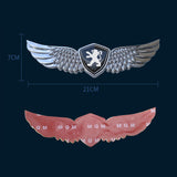 Peugeot Metal Wings Car Front Sticker Emblem Badge Decal