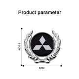 Mitsubishi Metal Car Rear Sticker Trunk Emblem Badge Decal