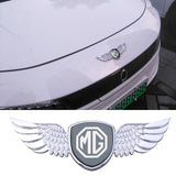 MG Logo Metal Wings Car Front Hood Bonnet Center Sticker Emblem