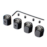 4pcs/set Nissan Nismo GTR Anti-Theft Car Air Valve Stem Cap Auto Tyre Valve Covers