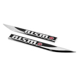 2pcs/set Nissan Nismo Metal Car Fender Side Sticker Emblem Badge Decal