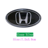 Honda Elliptical Metal Car Window Sticker Emblem Badge Decal
