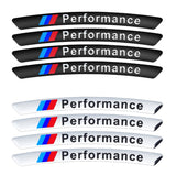 4pcs/set 9cm BMW Performance Aluminum Alloy Car Wheel Rim Tyre Sticker