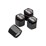 4pcs/set Cadillac Car Air Valve Stem Cap Auto Tyre Valve Covers