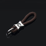 Mercedes Benz AMG Smart Apple Tree Logo Braided Rope Car Keychain Keyring