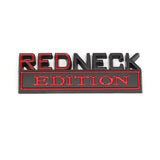Jeep Redneck Edition Metal Car Front Grille Emblem Badge Auto Rear Sticker Decal
