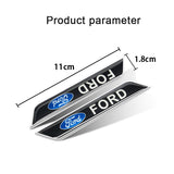 2pcs Ford Logo Car Fender Side Sticker Decal Emblem Badge