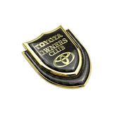 Toyota Shield Carbon Fiber Car Rear Sticker Window Emblem Badge Decal