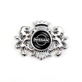 Nissan Double Lion Metal Car Rear Sticker Auto Window Emblem Badge Decal
