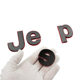 Jeep ABS Car Front Hood Emblem Badge Auto Body Side Sticker Rear Decal
