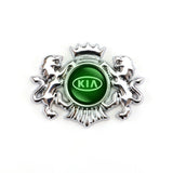 KIA Double Lion Metal Car Rear Sticker Auto Window Emblem Badge Decal