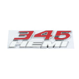 Dodge 345 392 HEMI Metal Car Rear Sticker Auto Side Emblem Badge Decal