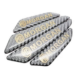 4pcs/set MG Carbon Fiber Car Door Anti-Scratch Sticker Door Side Protection Bumper Strips
