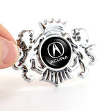 Acura Double Lion Metal Car Rear Sticker Auto Window Emblem Badge Decal