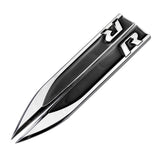 2pcs Volkswagen Rline GTI GTD Logo Metal Car Side Fender Sticker Emblem Badge Decal Decoration