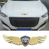 Toyota Metal Wings Car Front Sticker Emblem Badge Decal