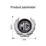 MG Metal Car Rear Sticker Trunk Emblem Badge Decal