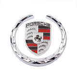 Porsche Metal Car Rear Sticker Auto Window Emblem Badge Decal
