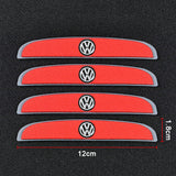 4pcs/set VW Car Door Mirror Side Anti Collision Sticker Bumper Strips