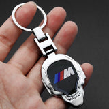 BMW M Power Skull Metal Car Keychain Key Holder